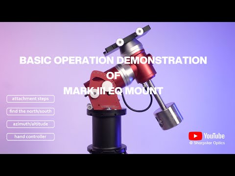 BASIC OPERATION WITH HAND CONTROLLER OF MARK III EQ MOUNT