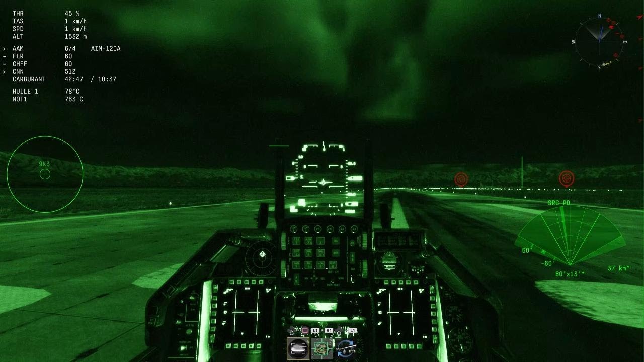 War Thunder simulation de décollage