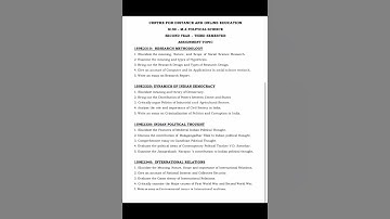 Annamalai University update 👩‍🎓👍 distance education students 👩‍🎓👍 2024 assignment topic