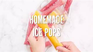 Homemade Ice Pops - 100% Real Fruit and No Added Sugar