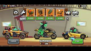 Adventure and Level 8 on Hillclimber 1