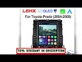 A must-have product #LEHX Pro 2 din Android 14 Auto Car Radio For Toyota Land Cruiser Prado 120 20
