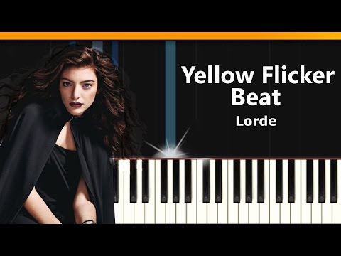 Lorde - "Yellow Flicker Beat" Piano Tutorial - Chords - How To Play - Cover