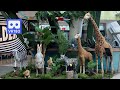 3D 180VR 4K Small Zoo in the City Zebra, Kangaroo, Giraffe, Parrot & Monkey