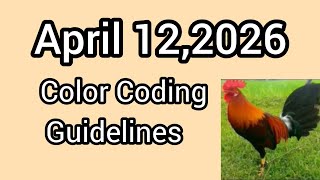 April 12,2026 Color Coding Guidelines