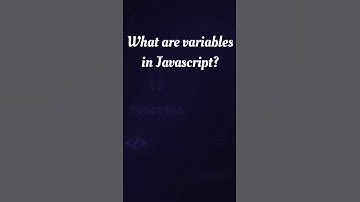 Variables in Javascript #javascript #interview #techcrack