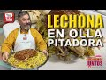 COMO HACER UNA ESPECTACULAR LECHONA EN OLLA PITADOTA, DE UNA MANERA MUY FACIL Y MUY DIVERTIDA...!!!