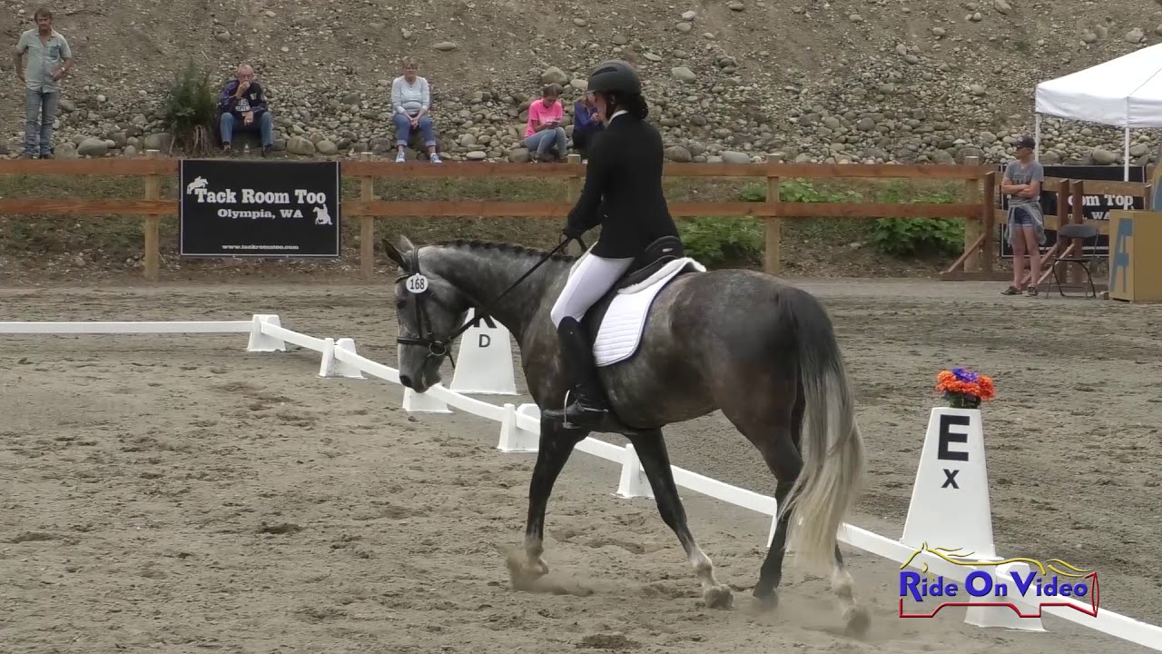 horseshoe bend 168D Ella Kurtz on Closing Time JR Novice Championships Dressage Aspen Farms September 2019