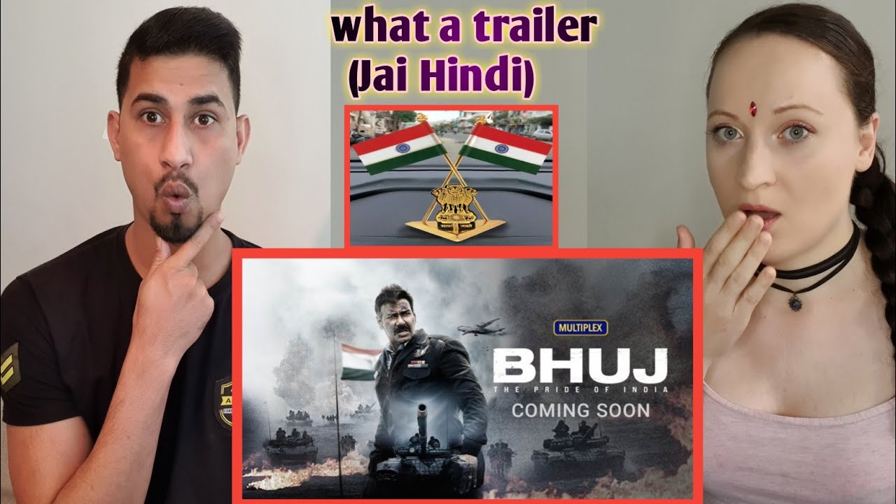 Bhuj: The Pride Of India Reactions- Official Trailer | Ajay D. Sonakshi S. Sanjay D || Addi & Marcia