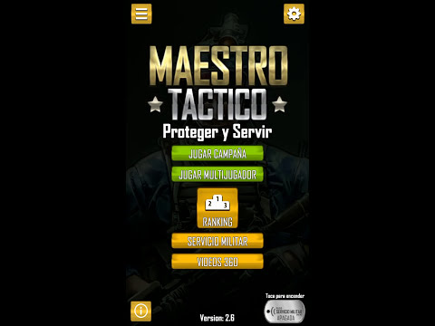 Maestro Táctico - Gameplay de tutorial misión 1