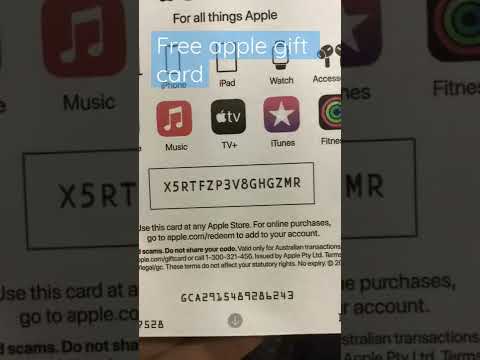 Free apple gift card
