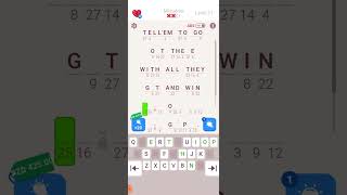 Cryptogram Level 11 Letters and Numbers