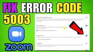 How To Fix Zoom Error Code 5003 (2026) (New Update) How To Fix Zoom Error Code 5003 (2026) (New Update)