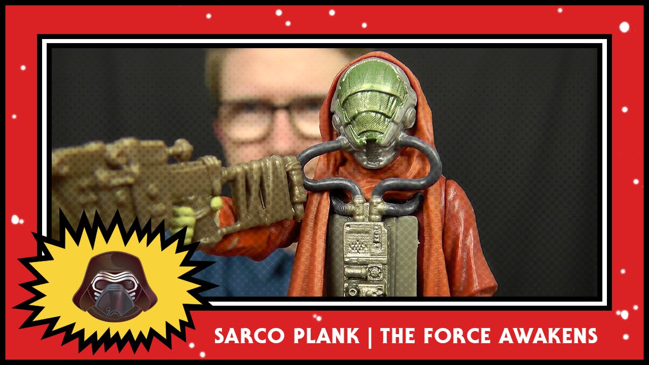 Star Wars The Force Awakens – Action Figure Sarco Plank (Missione Desertica), 9,5 Cm