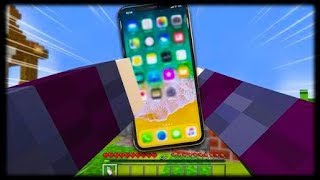 Minecraft Pe | How To Make A Working Iphone X (No Mods Or Add-On)