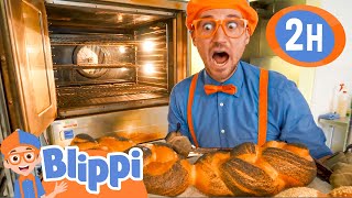 Blippi Spends a Fun Day at the Bakery! | 2 HOURS OF BLIPPI TOYS!