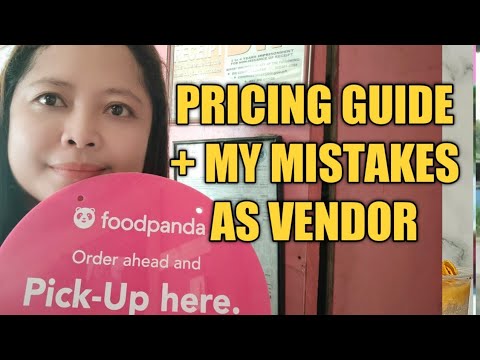 FoodPanda Business Pricing Guide - Mga Mali ko na hindi nyo dapat gawin as Vendor