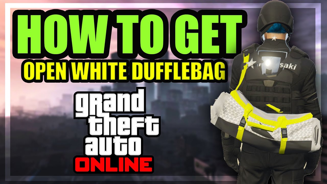 How To Get The White&Yellow Duffel Bag Glitch In Gta 5 Online [PS4/Xbox