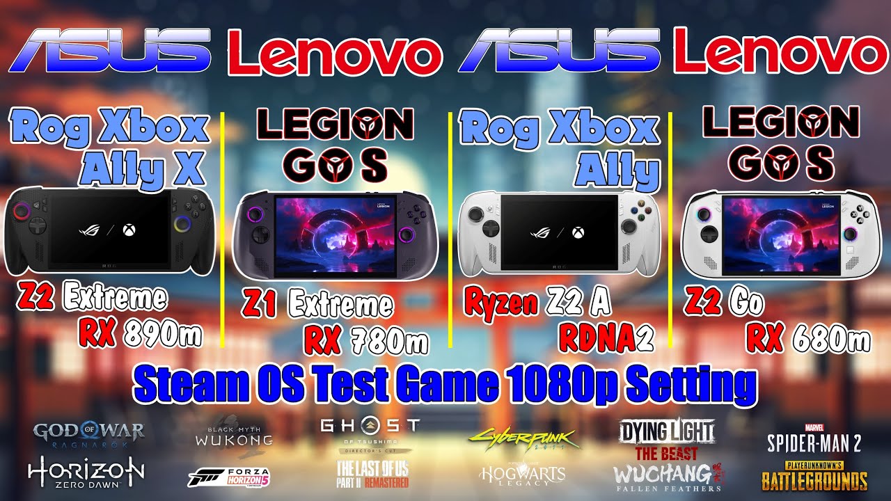 Steam OS | Legion Go S(Z1 Ex) Ex & Rog Xbox Ally X(Z2 Ex) & Legion Go SZ(2 Go) & Rog Xbox Ally(Z2 A)