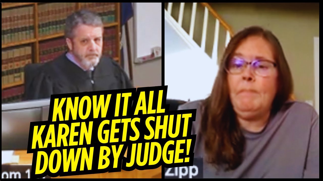 No Nonsense Judge Shuts Down Karen's Smug Attitude!