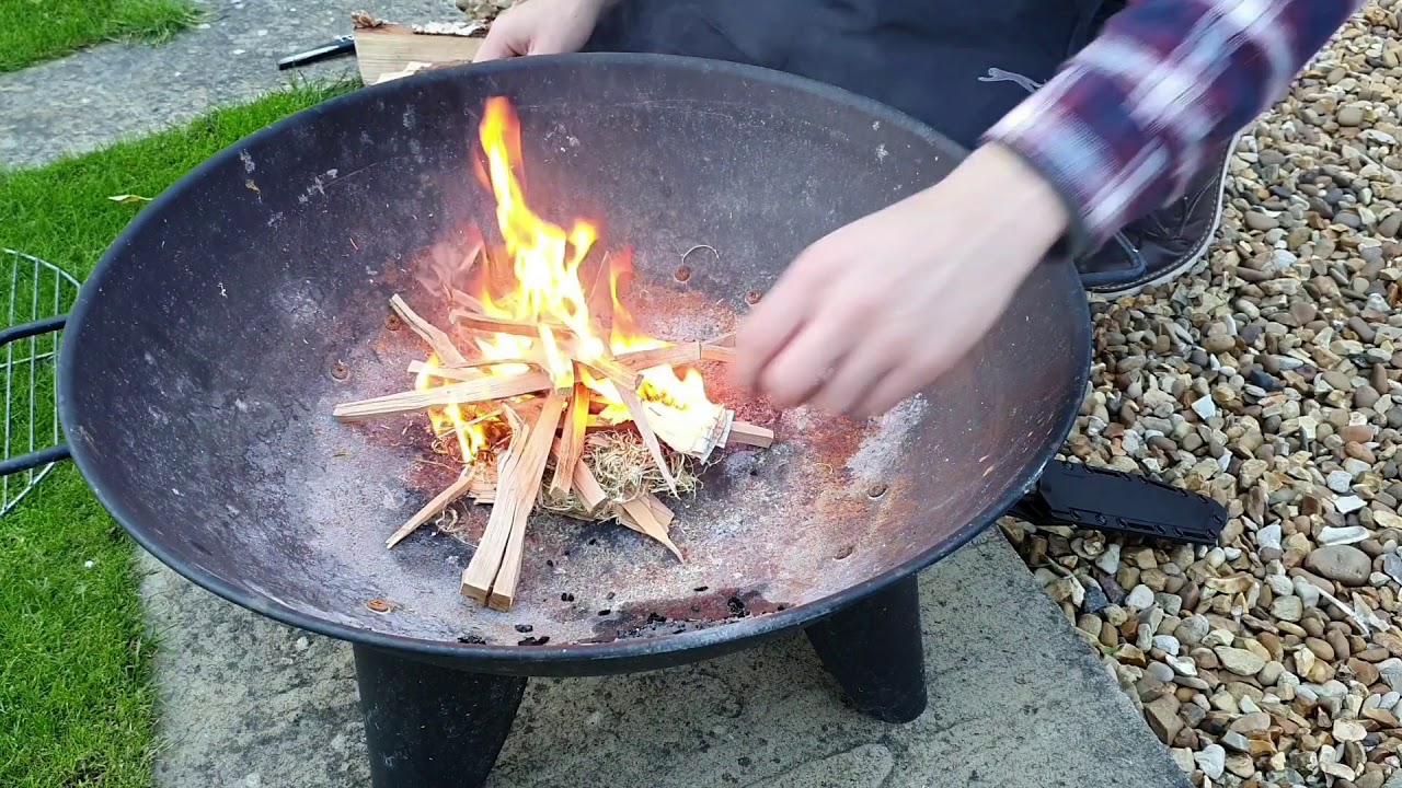 Arrow shaving tinder, fire making and Cooking