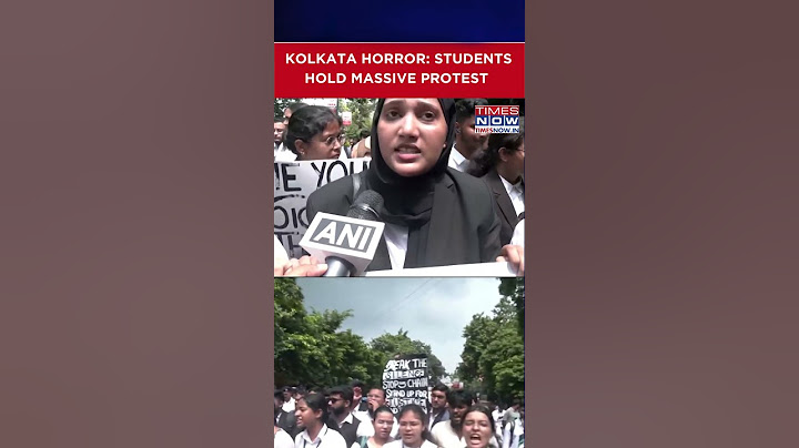Kolkata Horror: South Calcutta Law College Students Hold Massive Protest #shorts #viralvideo