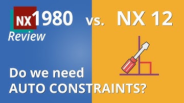 Siemens NX 1980 - New vs Old Sketch Solver #2 - How to import dxf curves without Auto Constraints?
