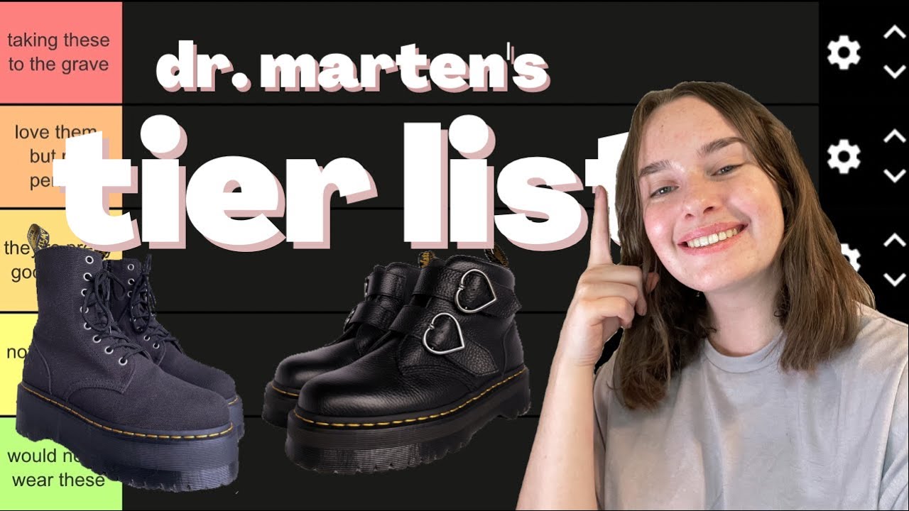 dr. martens tier list | reviewing 25 pairs of docs! - YouTube