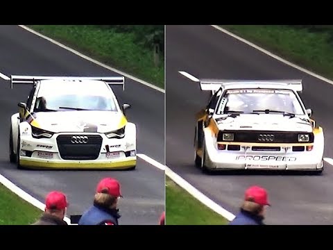 Audi Quattro S1 Vs Audi S1 Quattro Old School Group B Vs Modern Rx Monster Youtube