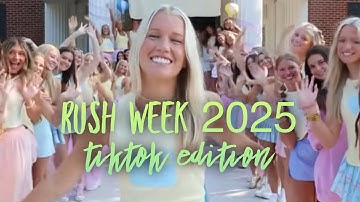 Sororities at American universities take to TikTok for recruiting #rushweek2025 