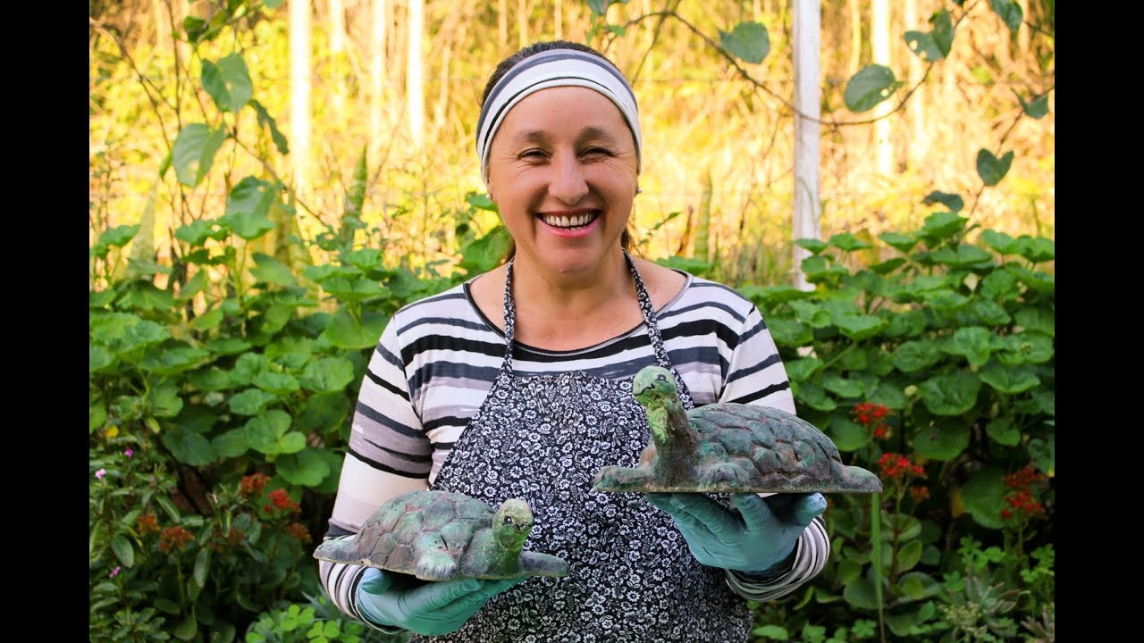 TARTARUGA DE CIMENTO E ISOPOR
