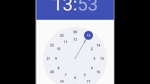 How to create TimePicker android app in android studio
