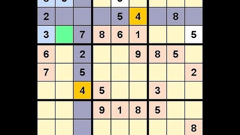 How to Solve Washington Times Sudoku Difficult August 29, 2021