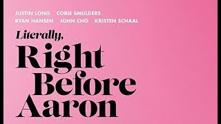 Literally, Right Before Aaron Soundtrack list