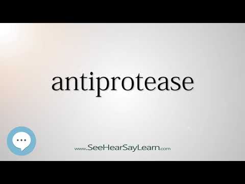 Vídeo: O que você quer dizer com antiprotease?