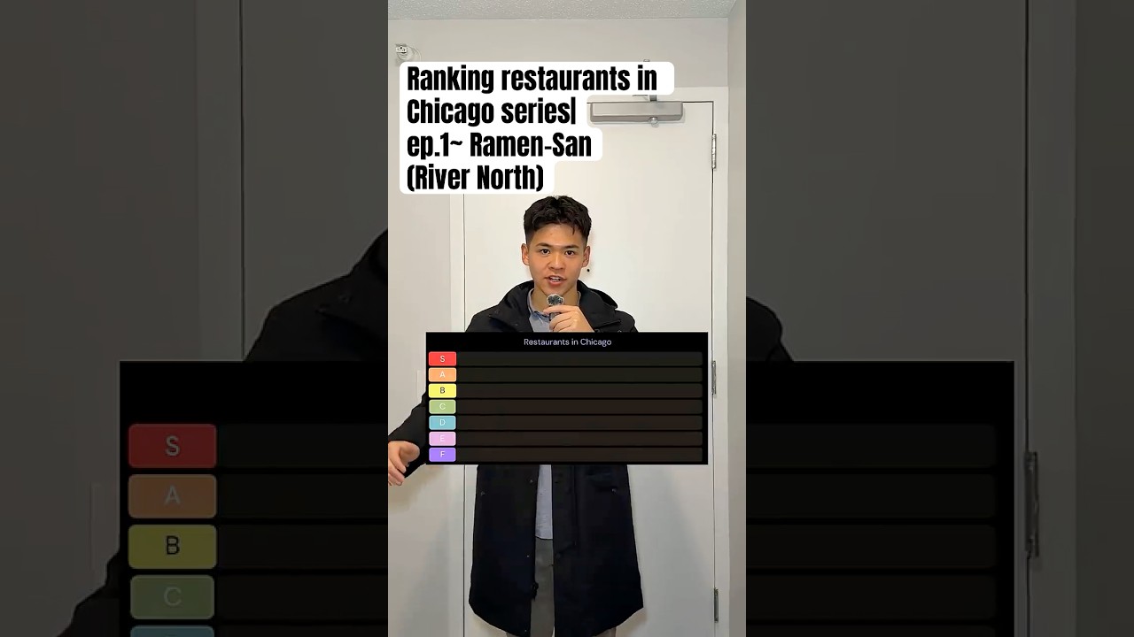 Ranking restaurants in Chicago | ep.1. Ramen-San(River North) 