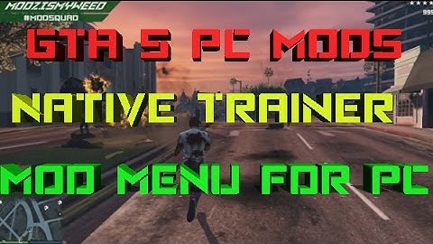 GTA 5 PC Mods: GTA 5 Native Trainer Mod Menu For PC !