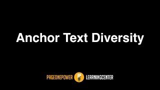 Anchor Text Diversity