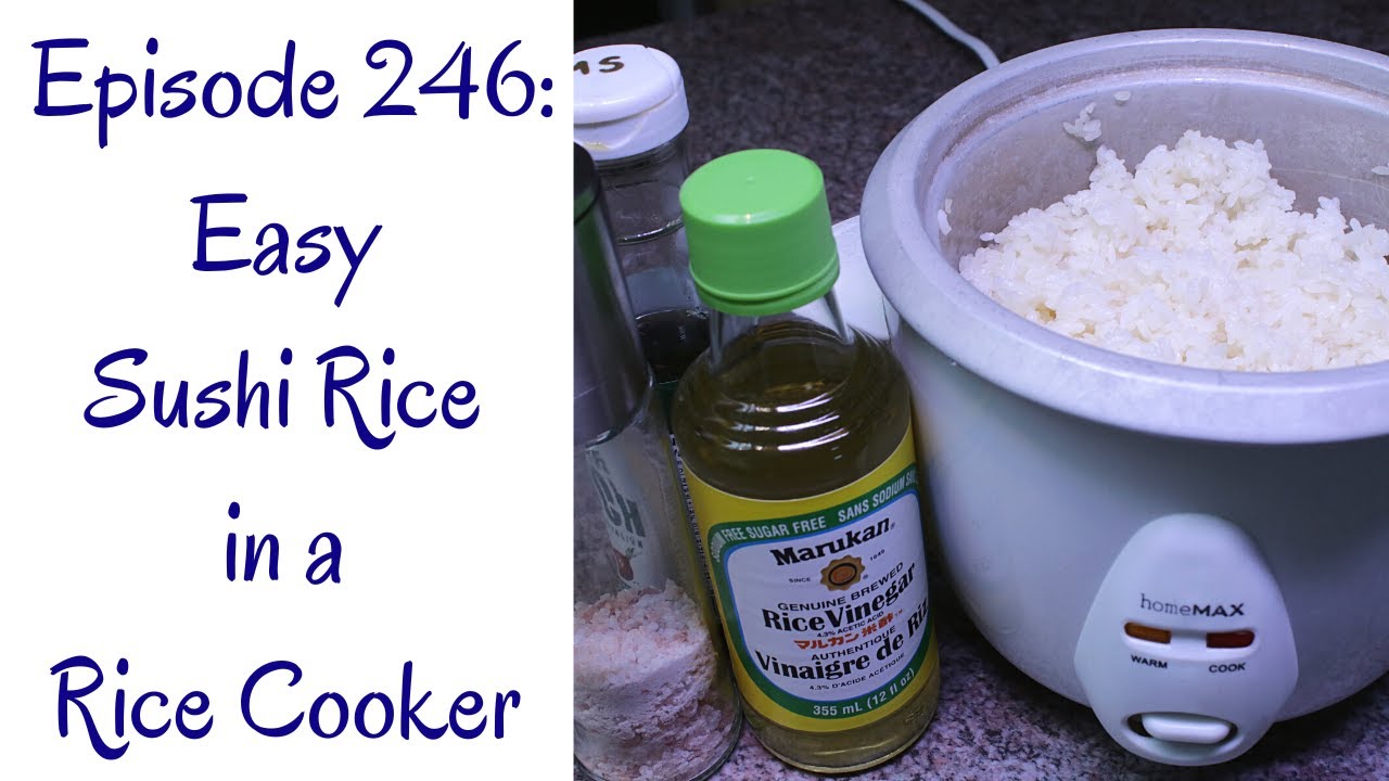 Master Authentic Sushi Rice with Aroma Cooker - Recipe