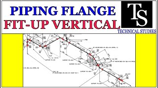 PIPING FLANGE FITUP VERTICALLY TUTORIAL FOR BEGINNERS TUTORIAL