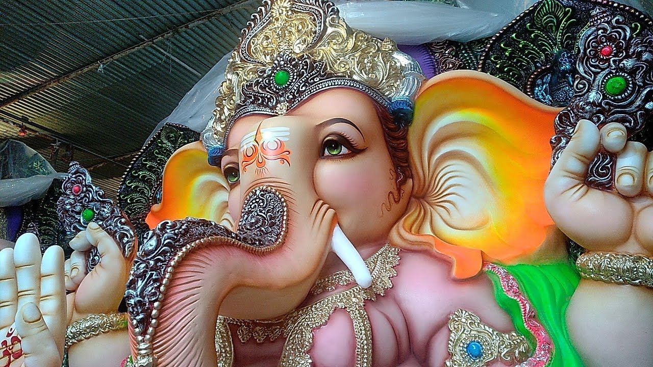 Dhoolpet ganesh idols making progress 2019 part 16 machgiri tech