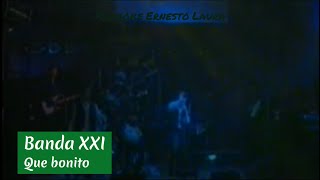 Video thumbnail of "Banda XXI - Que bonito - karaoke"