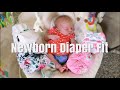 How Newborn Cloth Diapers Fit In Week 1