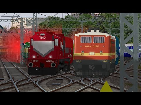 1K Subscriber Special 22387 Black Diamond Express || indian railway in MSTS OPEN RAIL ||
