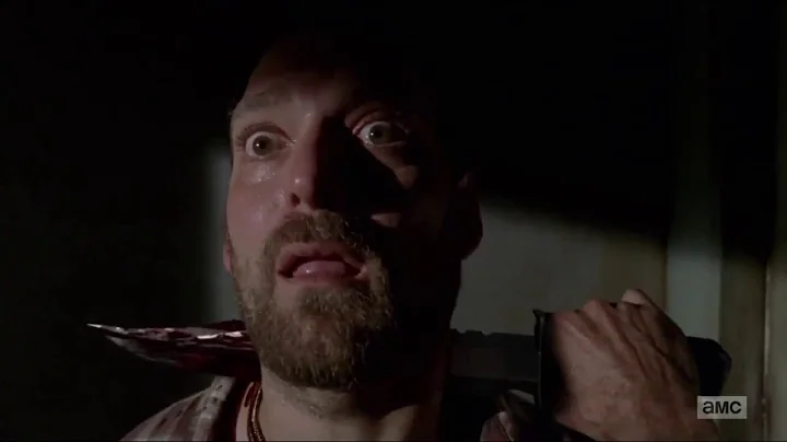 The Walking Dead 7x15 - Negan Kills David for brea...