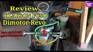 Review Klakson Fuso Di Motor Revo,,Suaranya Seperti Truk Kontener😱