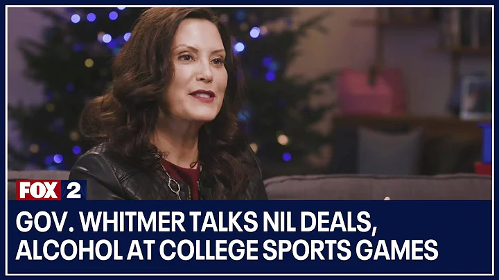 Gov. Whitmer talks NIL deals, alcohol at college s...