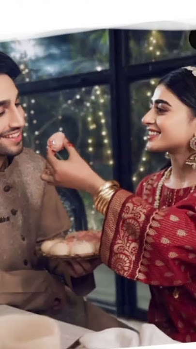 Hamza Sohail cute pic with seher Khan on Eid collection shoot.. #trending #viral #celebrities #song