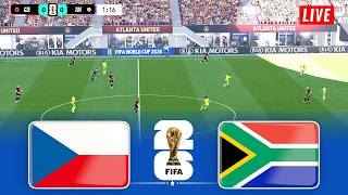 🔴CZECH REPUBLIC vs SOUTH AFRICA LIVE TODAY ⚽ FIFA WORLD CUP 2026 GROUP A ⚽ FOOTBALL GAMEPLAY HD