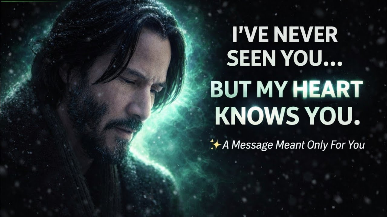 “I Saw Your Photo — And Somehow, I Recognized You”💞💍💞 | Keanu reeves